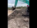 Amazing Excavator Working in Mud Soil #construction#excavator #heavyequipment#cambodia#earthmoving