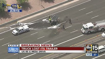 Serious crash on US60 and Mesa Drive