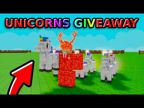 GROW A GARDEN 2 UNICORN GIVEAWAYS + GUILD INVITES