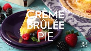 Creme Brulee Pie