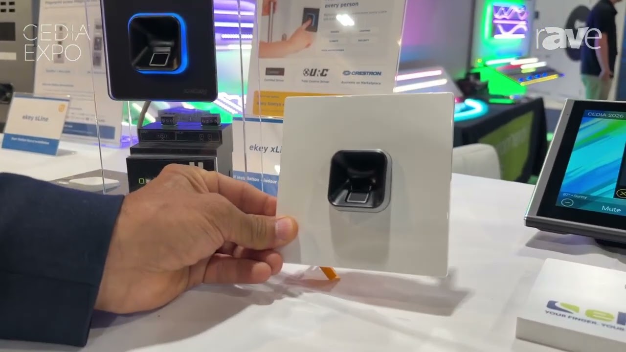 CEDIA Expo 2026: ekey biometric systems Showcases ekey bionyx Keyless Fingerprint Scanner System