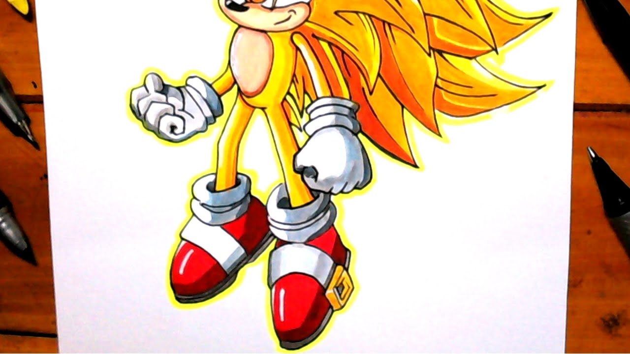 Como DESENHAR o SONIC MODERNO - Como DIBUJAR a SONIC MODERNO - Sonic the  Hedgehog 