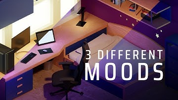 Isometric room design in BLENDER | Animation