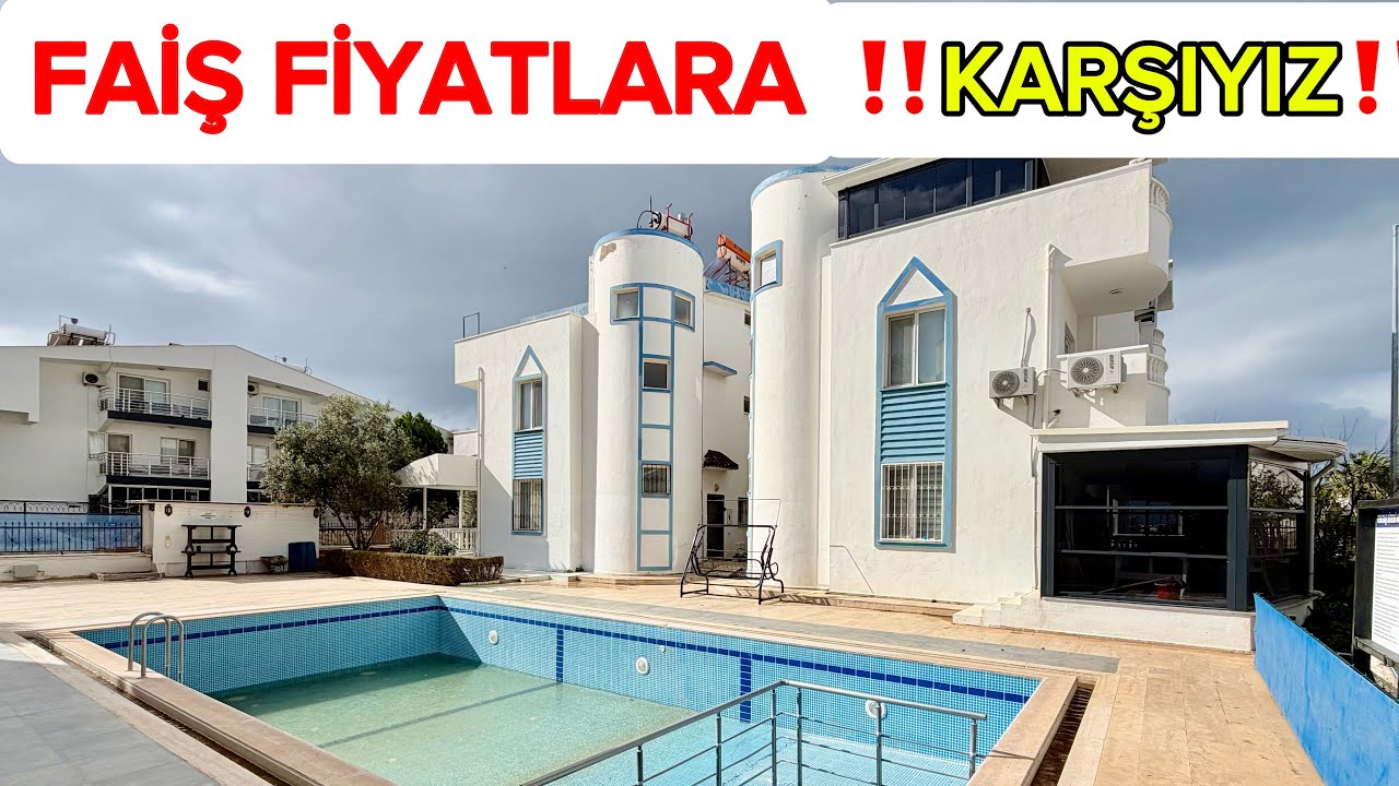 7.750.000 ₺ ‘ye Havuzlu ve Geniş Bahçeli Hiç Oturulmamış 3+1 Villa | No:492