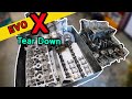 Evo X engine tear down 4B11T