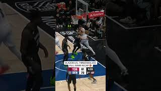 Blazers vs Timberwolves Full game highlights 🔥 🏀 ⏪ #nba #nbahighlights #trailblazers  #timberwolves