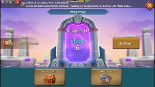 Lords mobile Vergeway chapter 11 stage 6