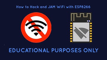 How to Hack and JAM WiFi with ESP8266 | Hack & Disable any WiFiDIY WiFi Jammer