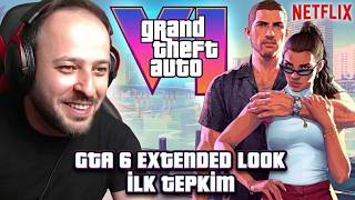 GTA 6 EXTENDED LOOK İLK TEPKİM ! OYUN DÜNYASINI DEĞİŞTİRECEK VICE CITY BEBEĞİM