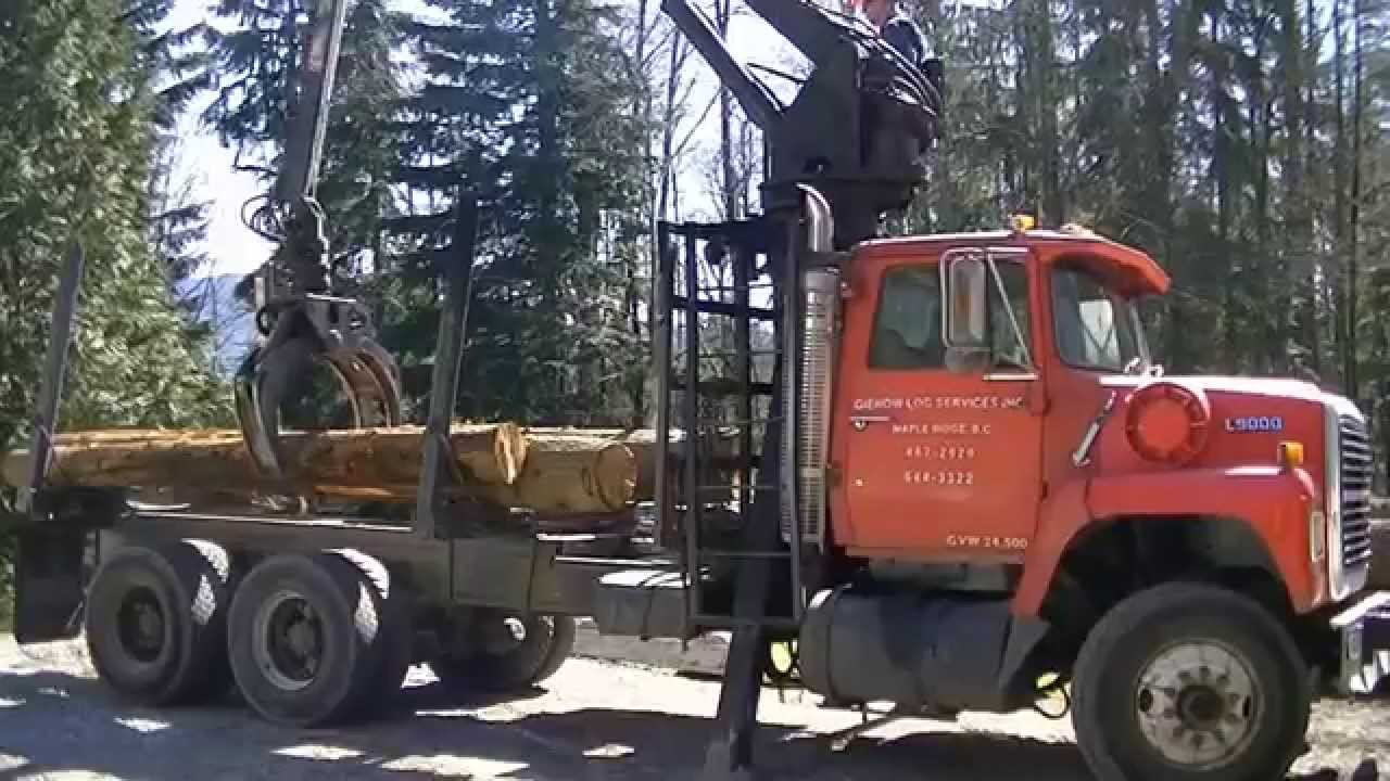short logging truck youtube
