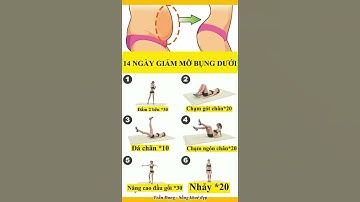Giảm mỡ bụng dưới - Trần Dung - Sống khoẻ đẹp