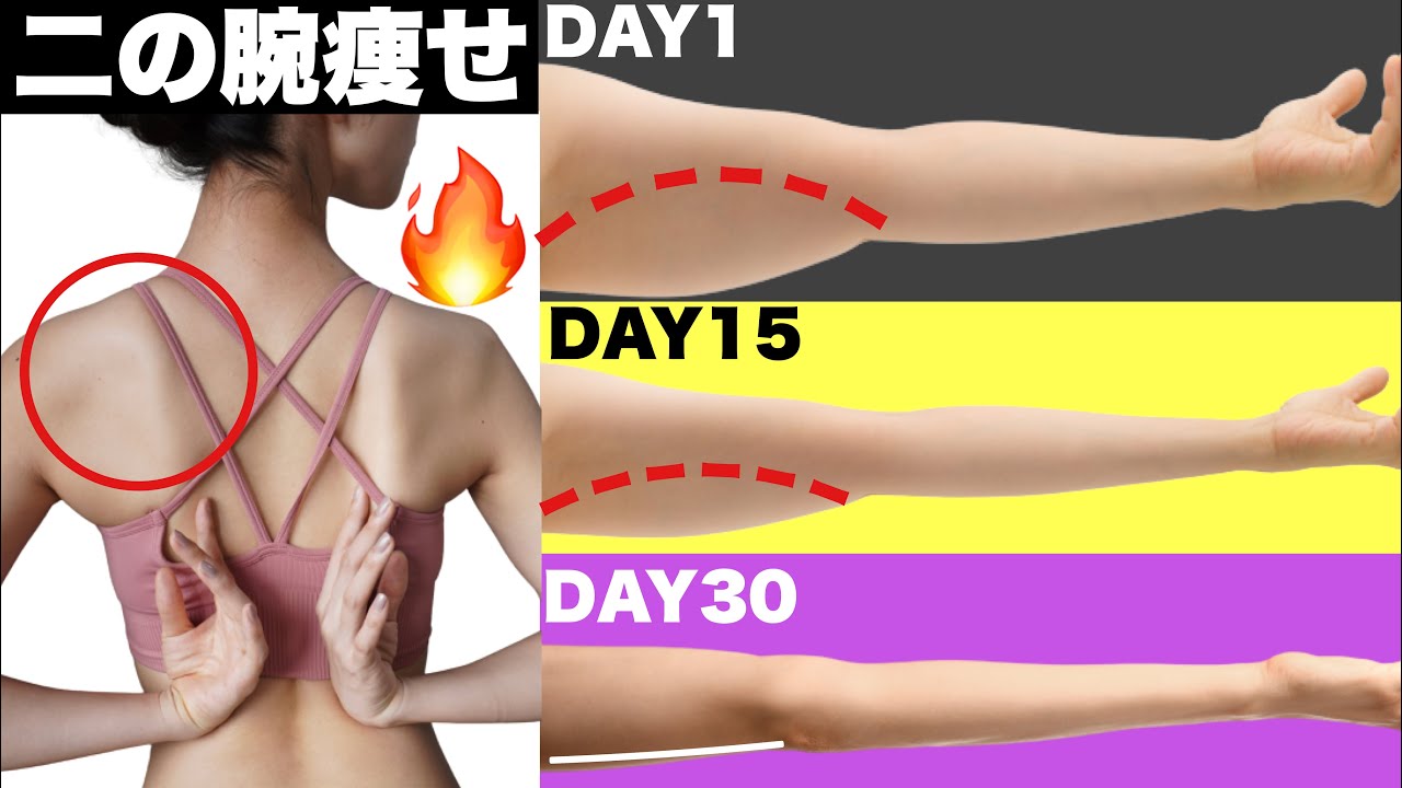 ⁣【8分】二の腕痩せに効く！立ったまま肩甲骨を動かし代謝UP🔥肩こり解消にも