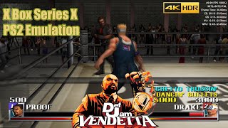 Def Jam Vendetta PS2 X Box Series X Emulation - 4K HDR #retrogaming #ps2 #retroarch