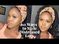 20 DIFFERENT Ways To Style Protective Styles (Braids and Locs)