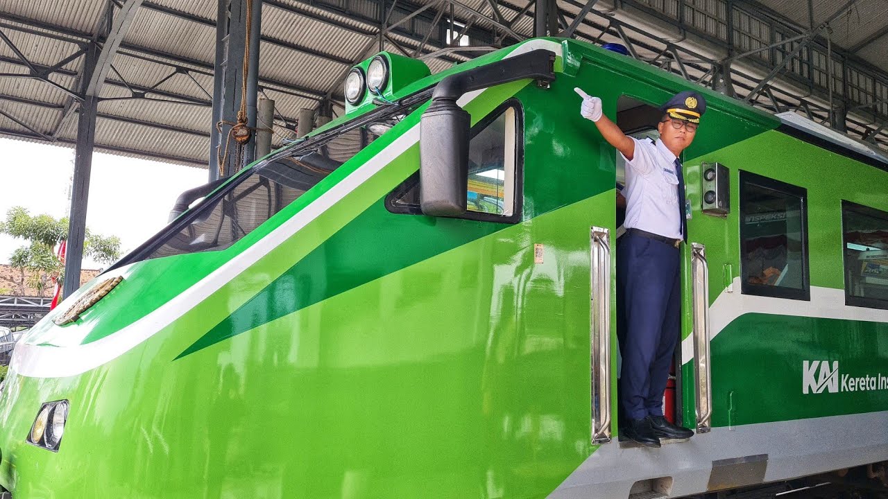 AKSI MANTAP DETIK DETIK MASINIS INSPEKSI 4 TUNJUK SEBUT BAWA ROMBONGAN PEJABAT KAI !