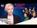 Jessie Buckley - Wicked Little Letters European Premiere Red Carpet Interview