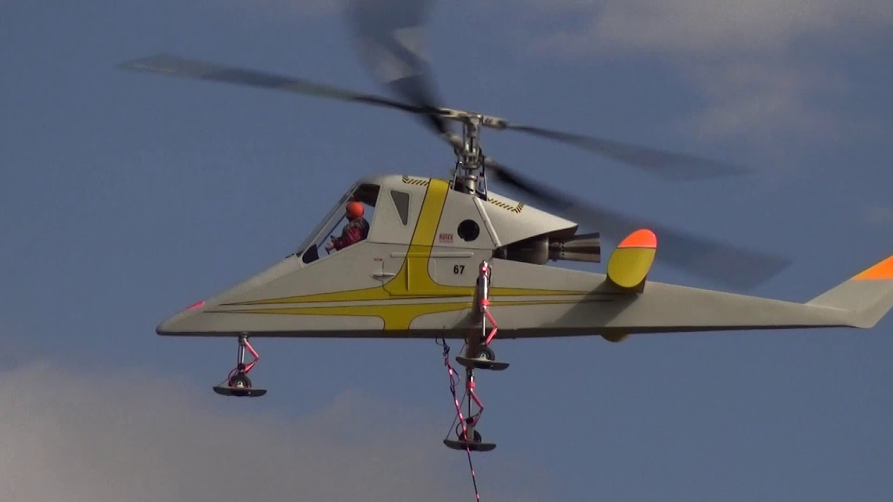 Amazing HighTech RC Helicopter FlettnerRotor both turn with over