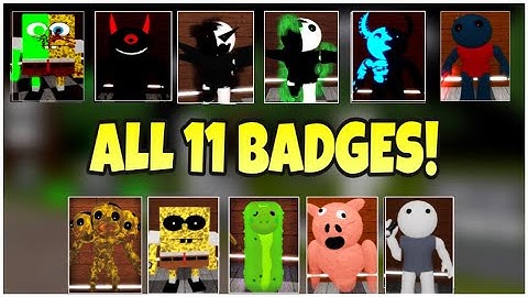 [UPDATED] How to get ALL 11 BADGES & MORPHS in CUSTOM PIGGY SHOWCASE! - ROBLOX