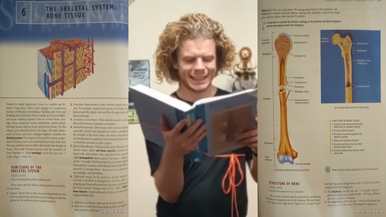 Osteology Part 1, Functions of the Skeletal System, and Standing Yoga, Reg. OWBYCQIC