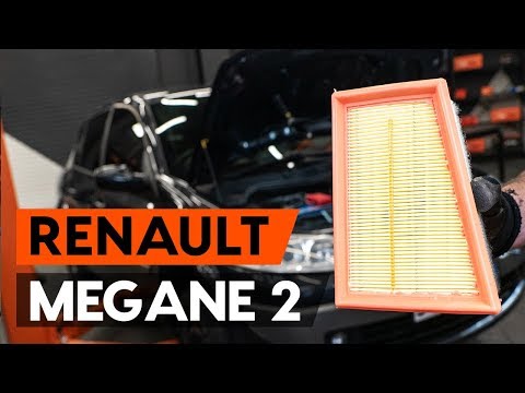 Cómo cambiar los filtro de aire en RENAULT MEGANE 2 (LM) [INSTRUCCIÓN AUTODOC]