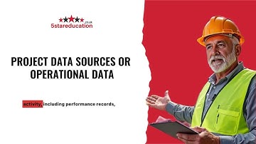 Level 6 NVQ CSM - PROJECT DATA SOURCES OR OPERATIONAL DATA
