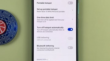 Automatically turn off personal hotspot when no device is connected Xiaomi Redmi Note 10 Android 11