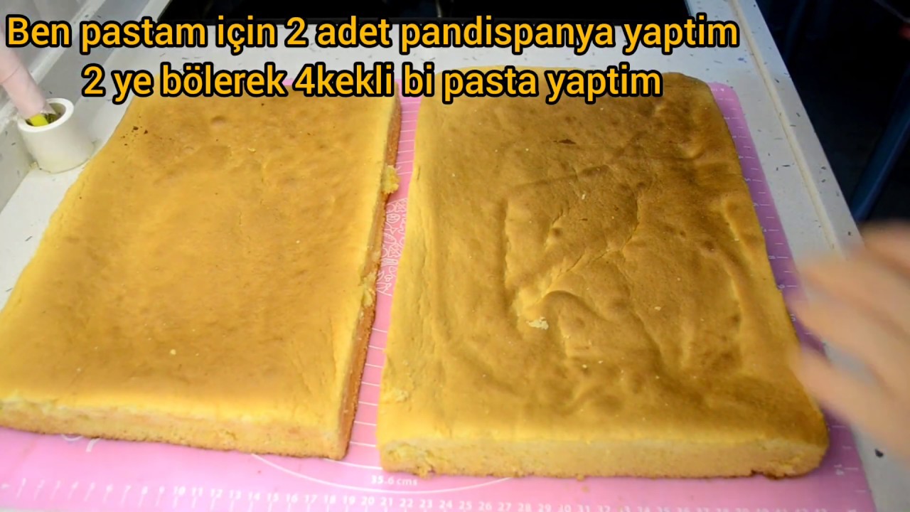 Yaş pasta keki nasıl yapilir YouTube