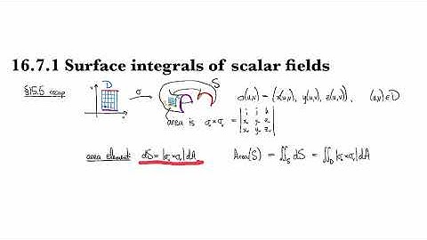 16.7.1 Surface integrals of scalar fields