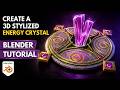 Create a Stylized Energy crystal in Blender | Beginner Friendly Tutorial