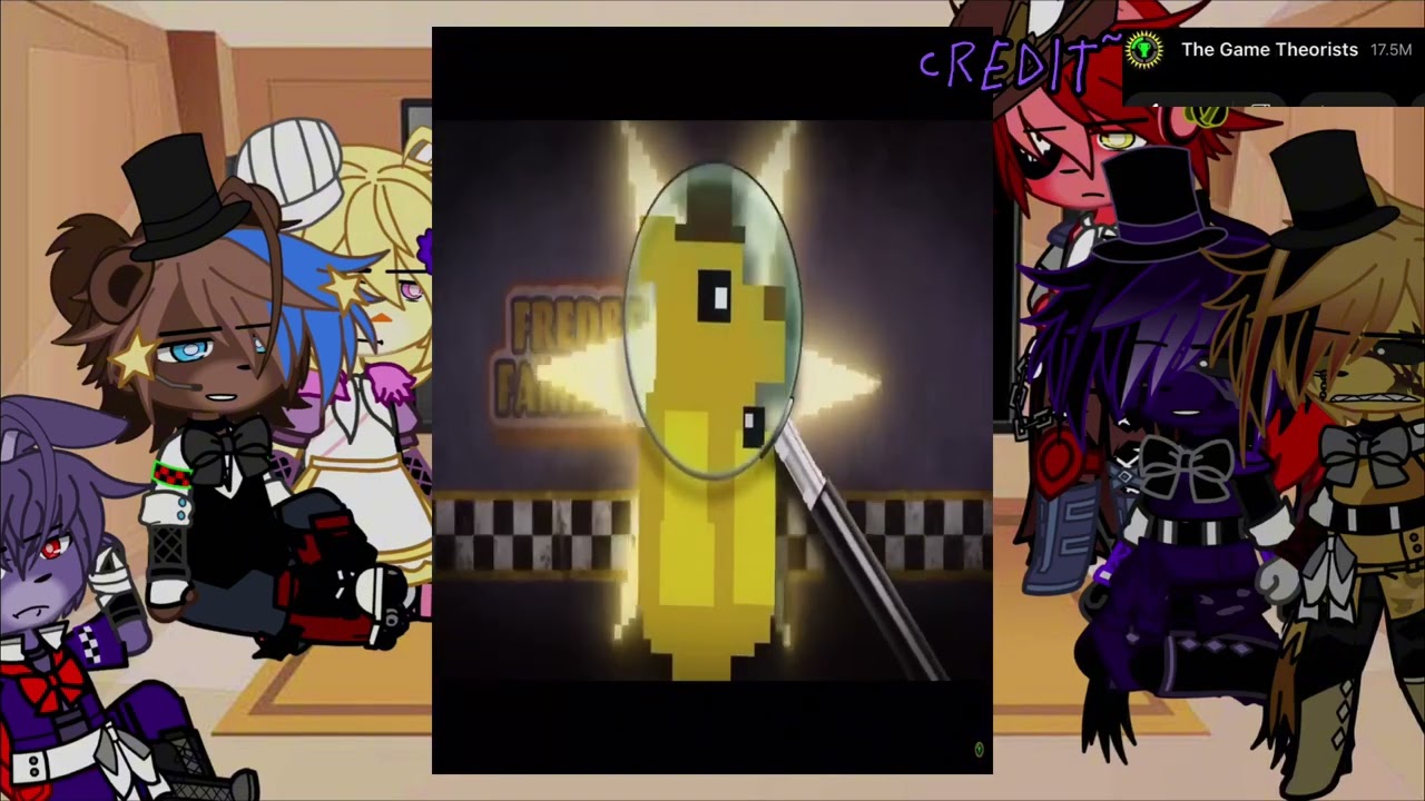 Fnaf1+Shadow Freddy react to Matpats ultimate Timeline|pt1/4|Read DESC|