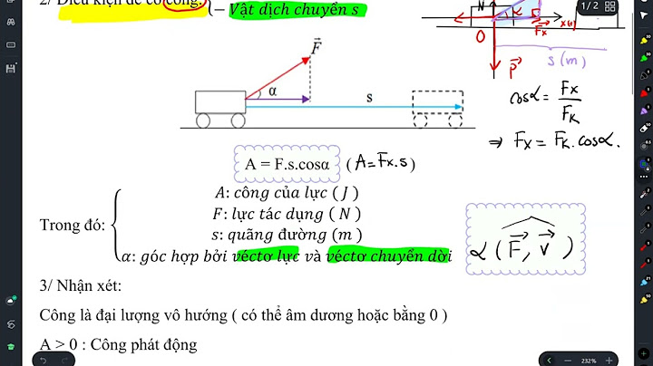 Công thức tính công suất trung bình lớp 10 năm 2024