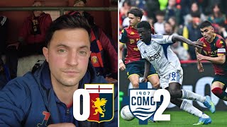 GENOA-COMO 0-2 GOL REACTION DALLO STADIO!! SFORTUNATI E DISATTENTI