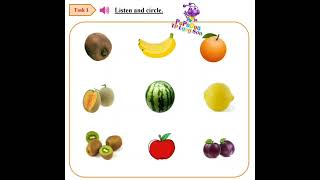 PSE Lạng Sơn - Listening - PSE B3 - Fruits - Day 3 - Task 1