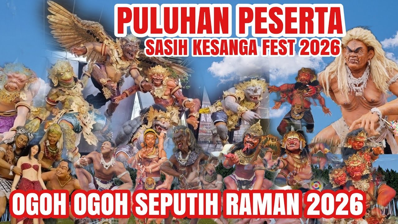 JURI BINGUNG!! PULUHAN OGOH OGOH SEPUTIH RAMAN 2026 SEMUA LAYAK JADI JUARA!!