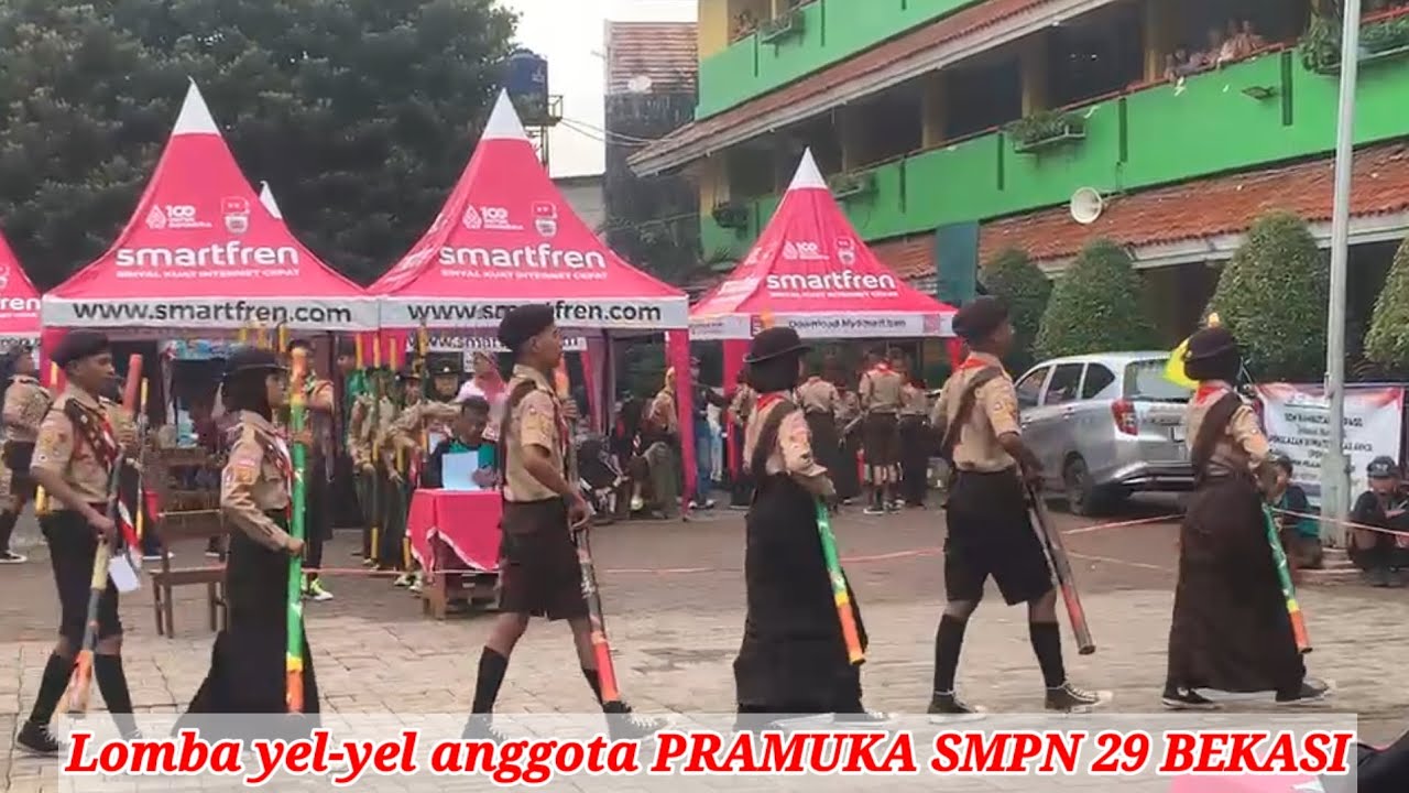 Juara Lomba Yel-yel Pramuka SMPN 29 BEKASI #pramuka #yelyel #smpn29bekasi #viralvideo