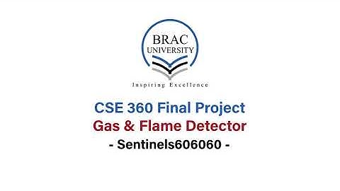 CSE 360 | Computer Interface | Project - Gas & Flame Detector