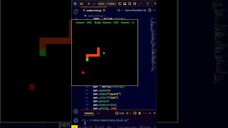Python Turtle Tutorial | Create Snake Game 🐍 #python #turtle