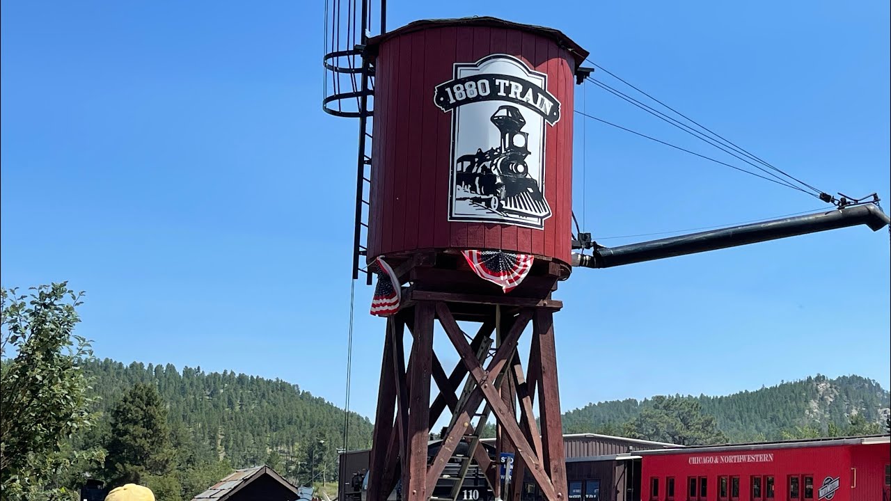 Travel Vlog| Blackhills central railroad,1880s train keystone SD and more!