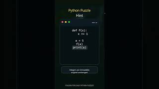 Immutable Argument | Interview Puzzle Challenge | YouTube Shorts #interviewquestions #python #coding