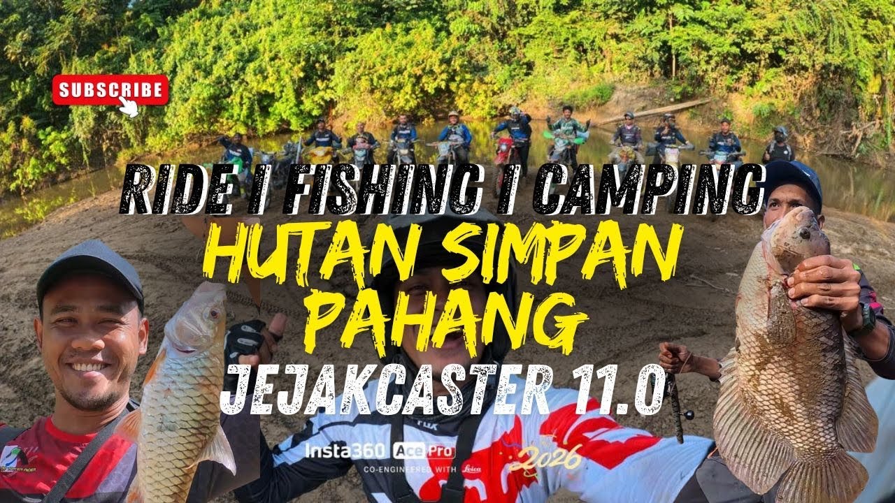 PETUALANGAN | EKSPIDISI DI HUTAN SIMPAN PAHANG | Trip JejakCaster 11.0 Di Musim Kemarau