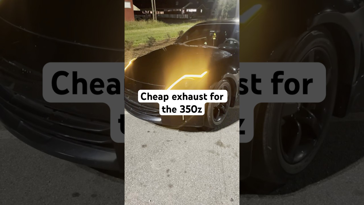 Cheap exhaust system for 350z that sounds amazing! 