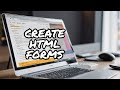 📚 HTML Course – Lesson 10: Forms in HTML