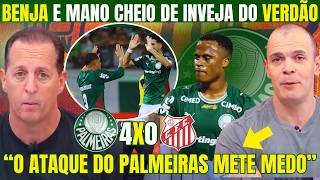 BENJA E MANO SE RENDEM A VITÓRIA DO PALMEIRAS! RASGAM ELOGIOS AO ELENCO DO VERDÃO! ATAQUE MUITO BOM!