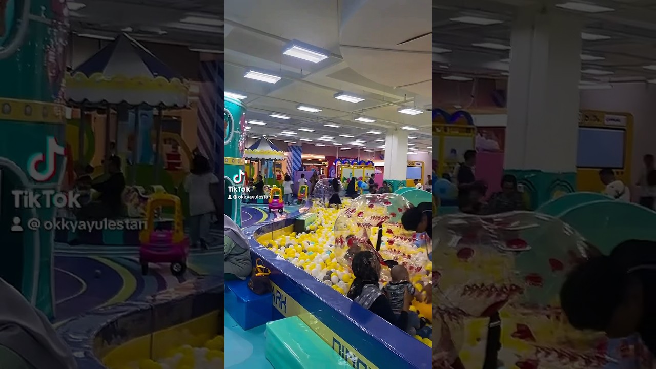 Serunya main di playland 🙆🙆