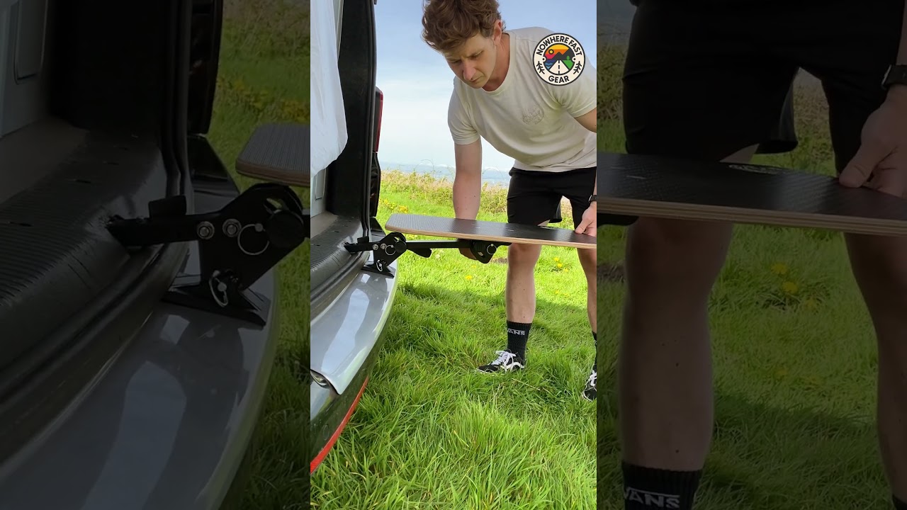 The Car Bar - The boot mounted camping table for your VW Transporter or Caddy