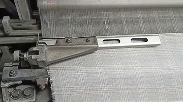 slow motion of reed mechanism on loom