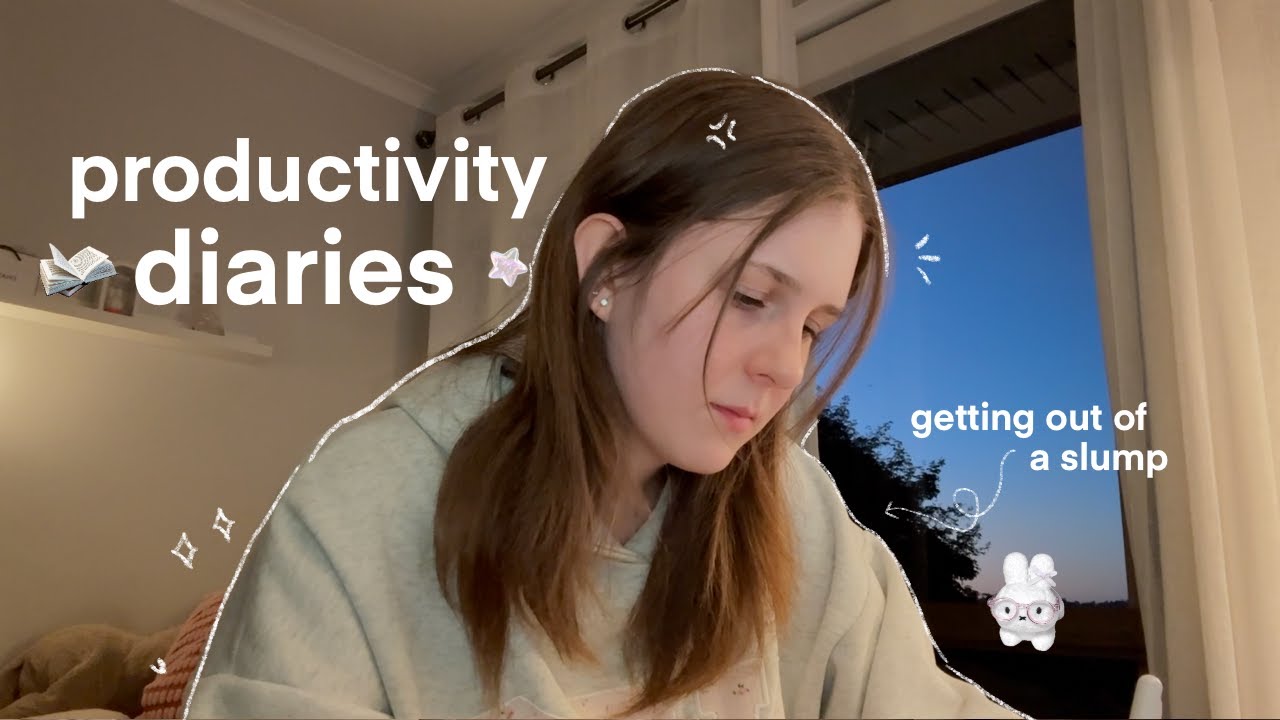 productivity diaries ⭐️ getting out of a slump, daily routines, trying new hobbies & productive days