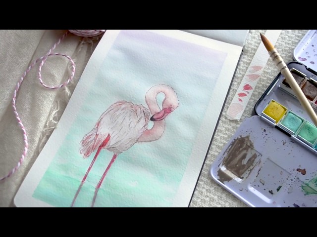 Pink Flamingo: Art B-Roll