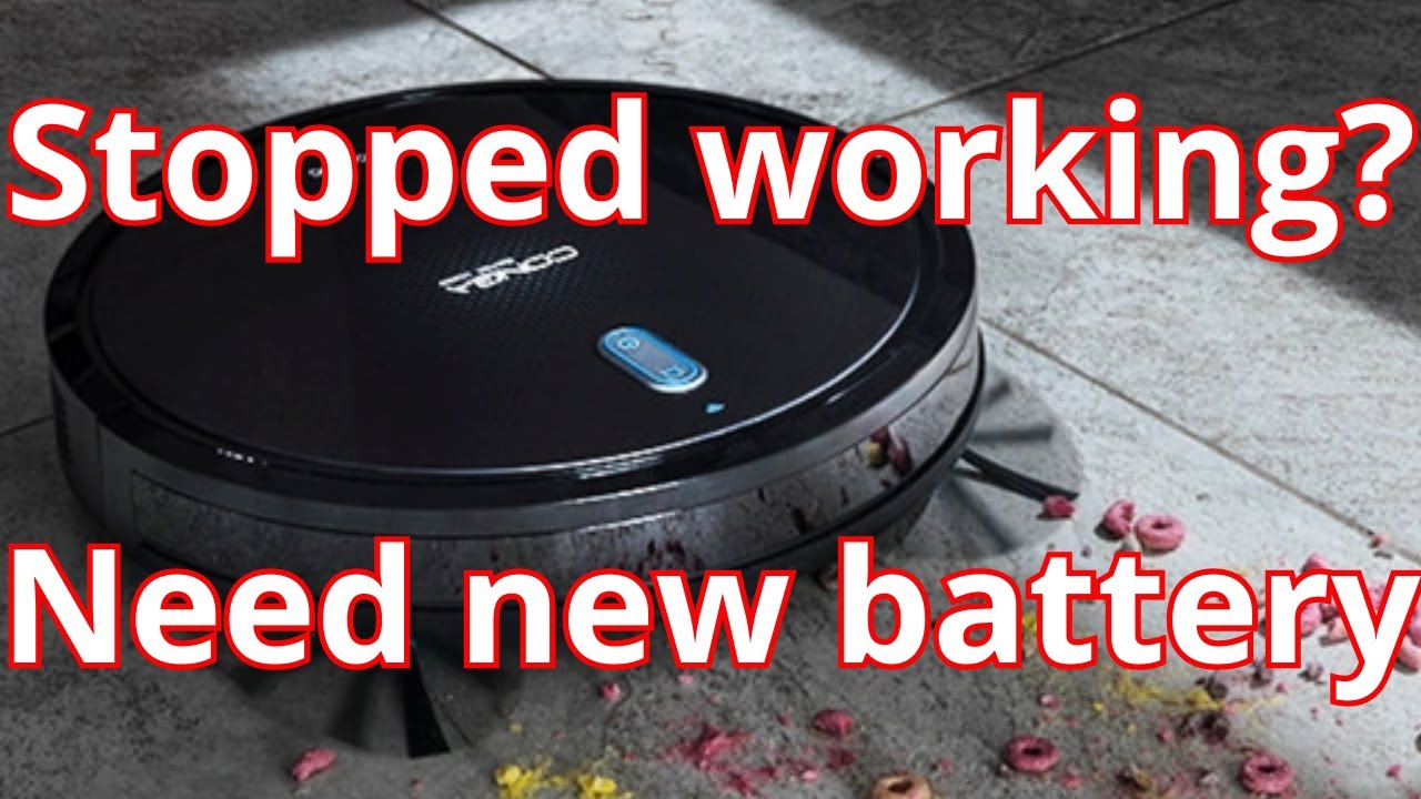 Robot vacuum cleaner battery replacement Cecotec CONGA 1099 YouTube