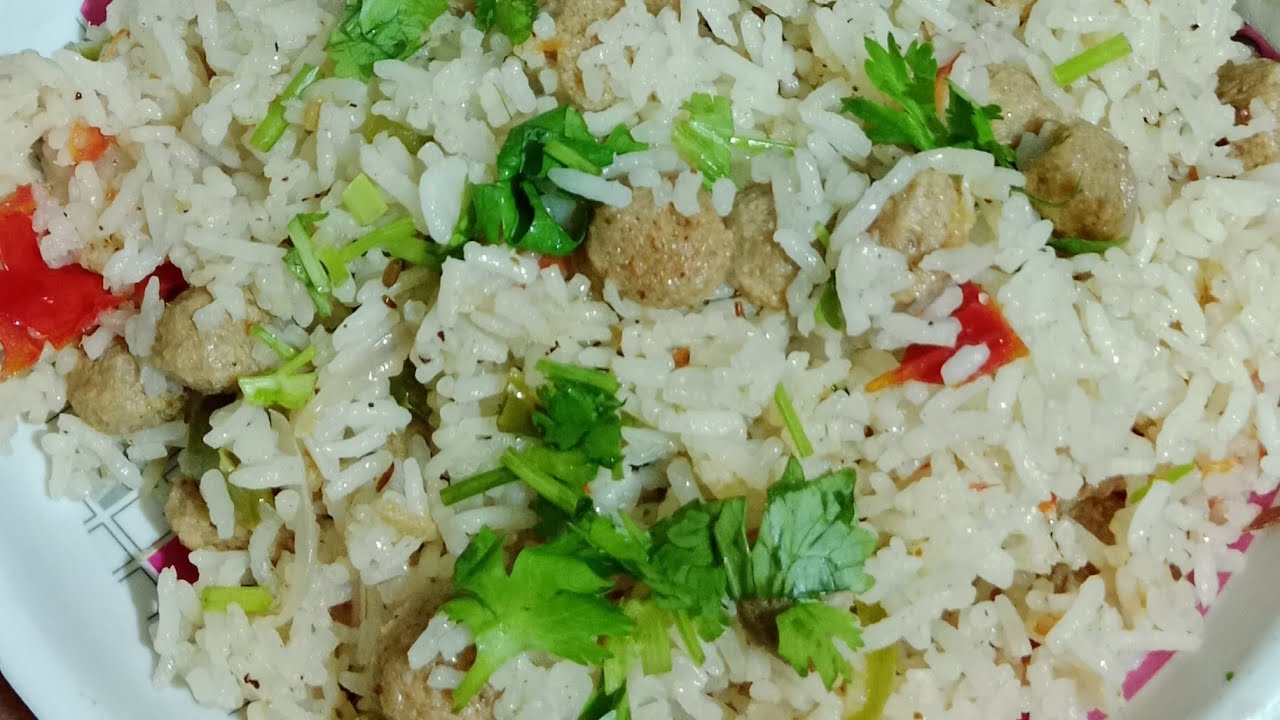 soya bean rice desi stail me - YouTube